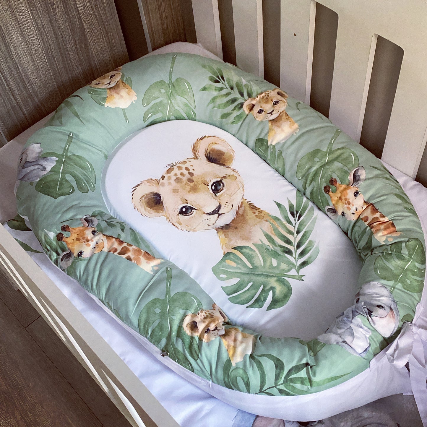 Cot Bedding - Yellow Safari Set 01