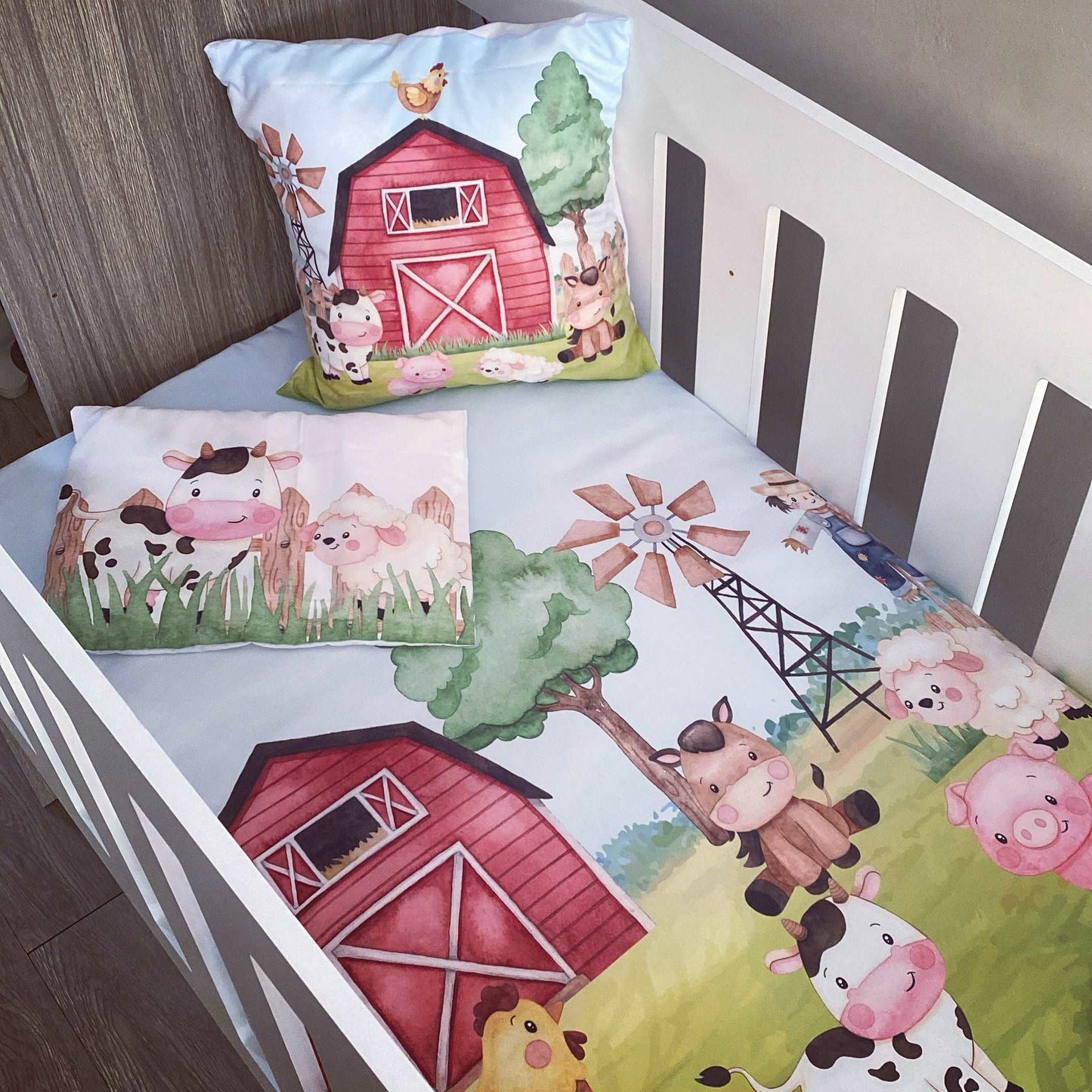 Cot Bedding - Farm Set 01