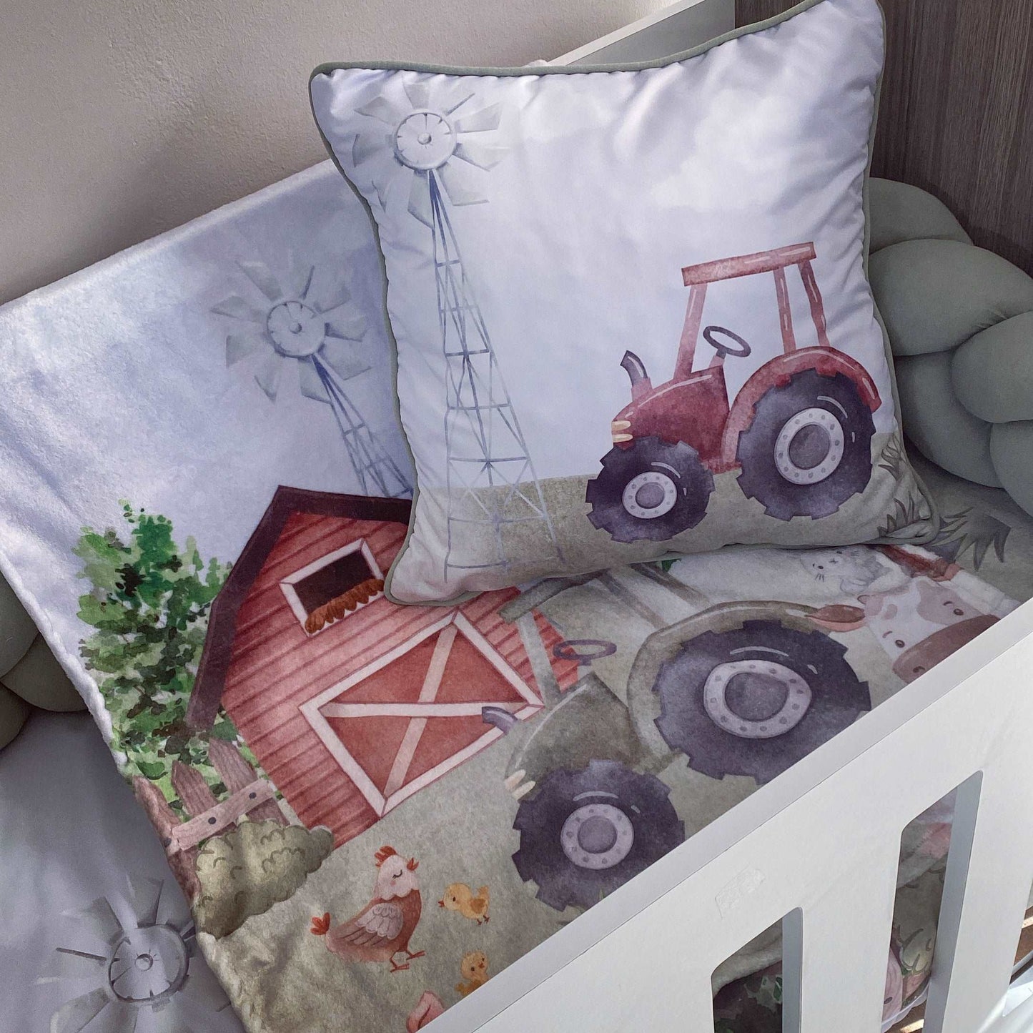 Cot Bedding - Farm Set 02