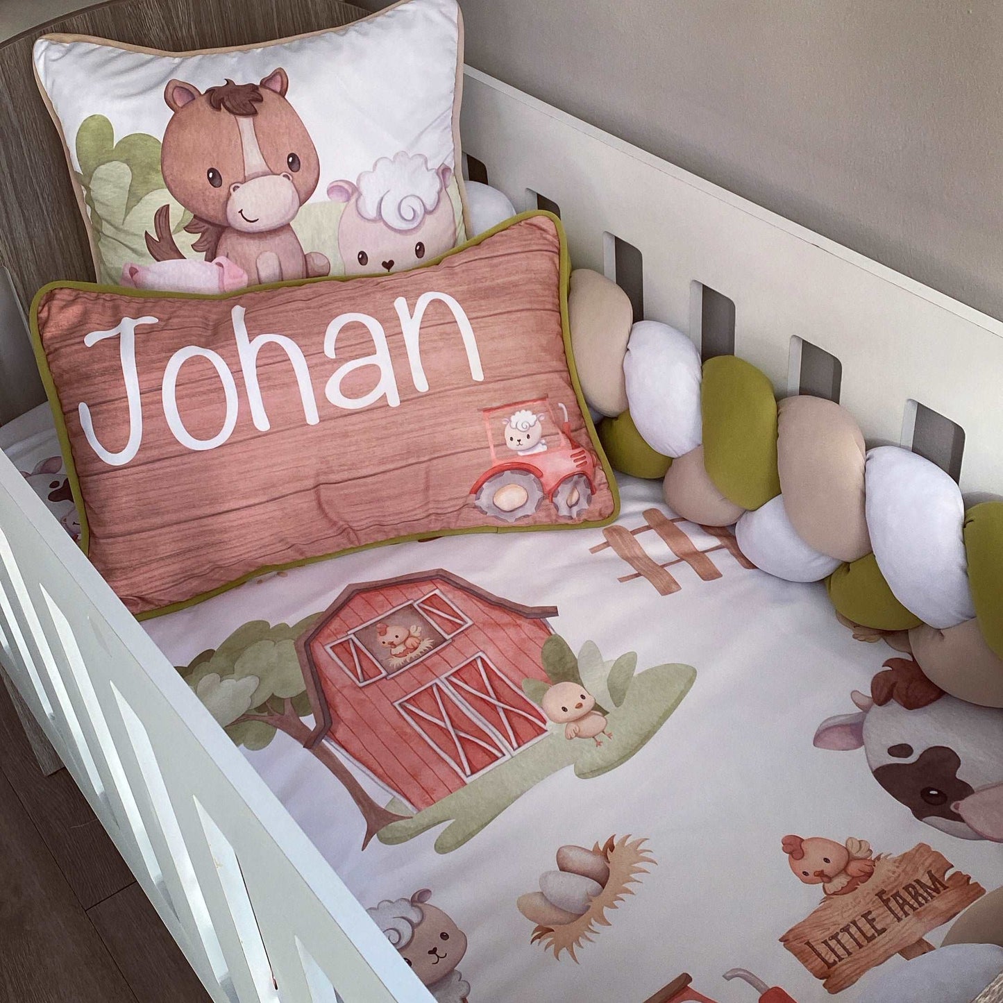 Cot Bedding - Farm Set 03
