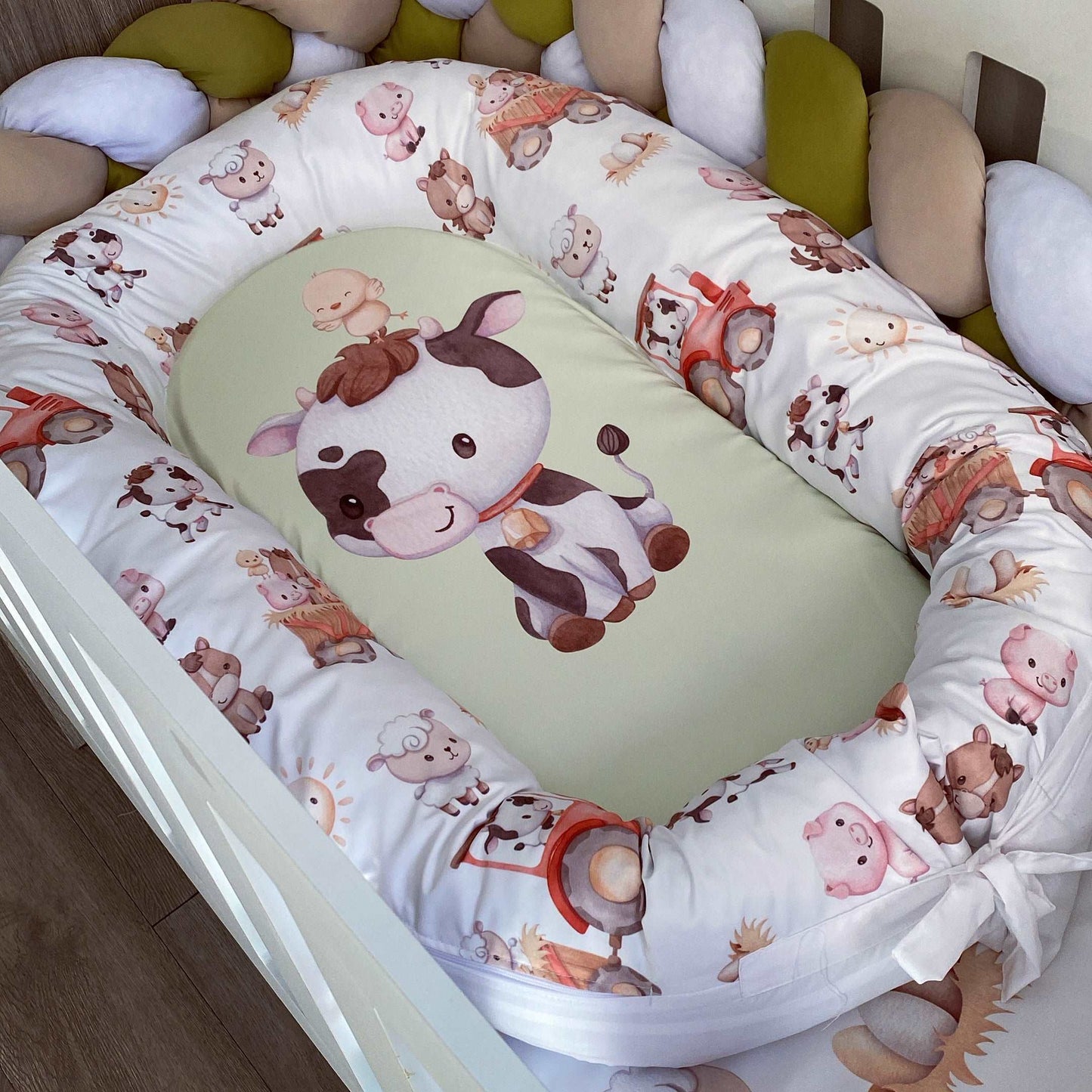 Cot Bedding - Farm Set 03