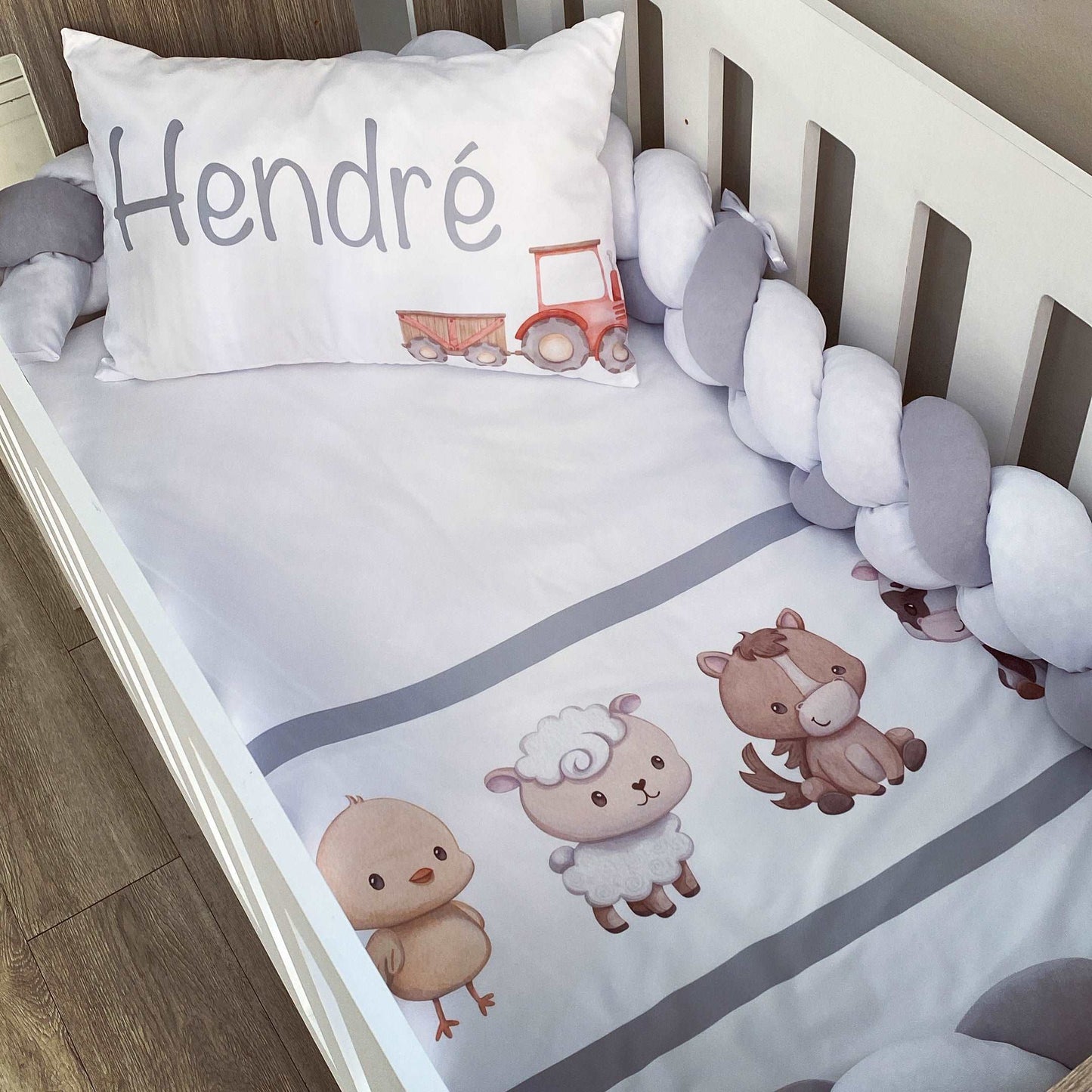 Cot Bedding - Farm Set 04
