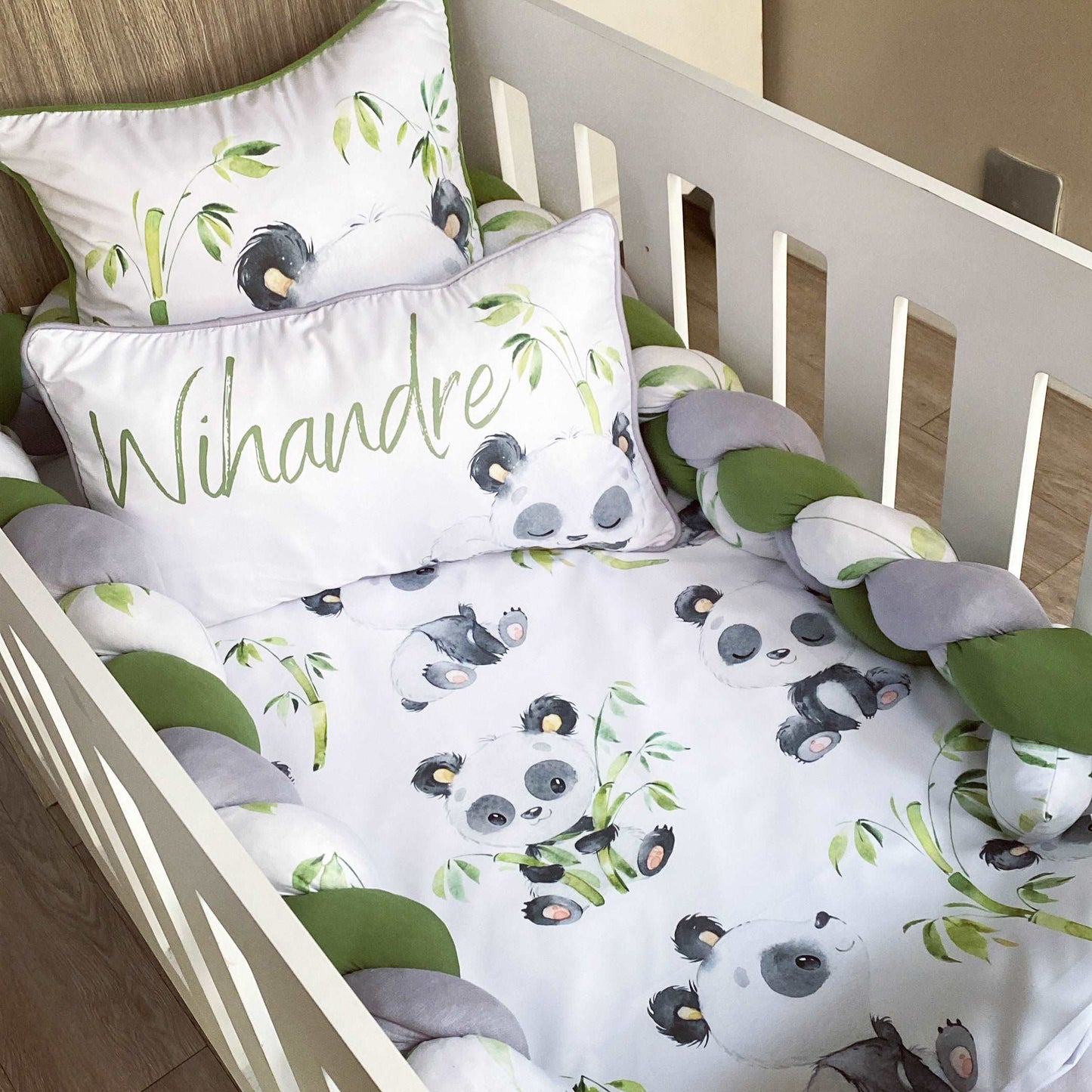 Cot Bedding - Koala Leaf Set 02