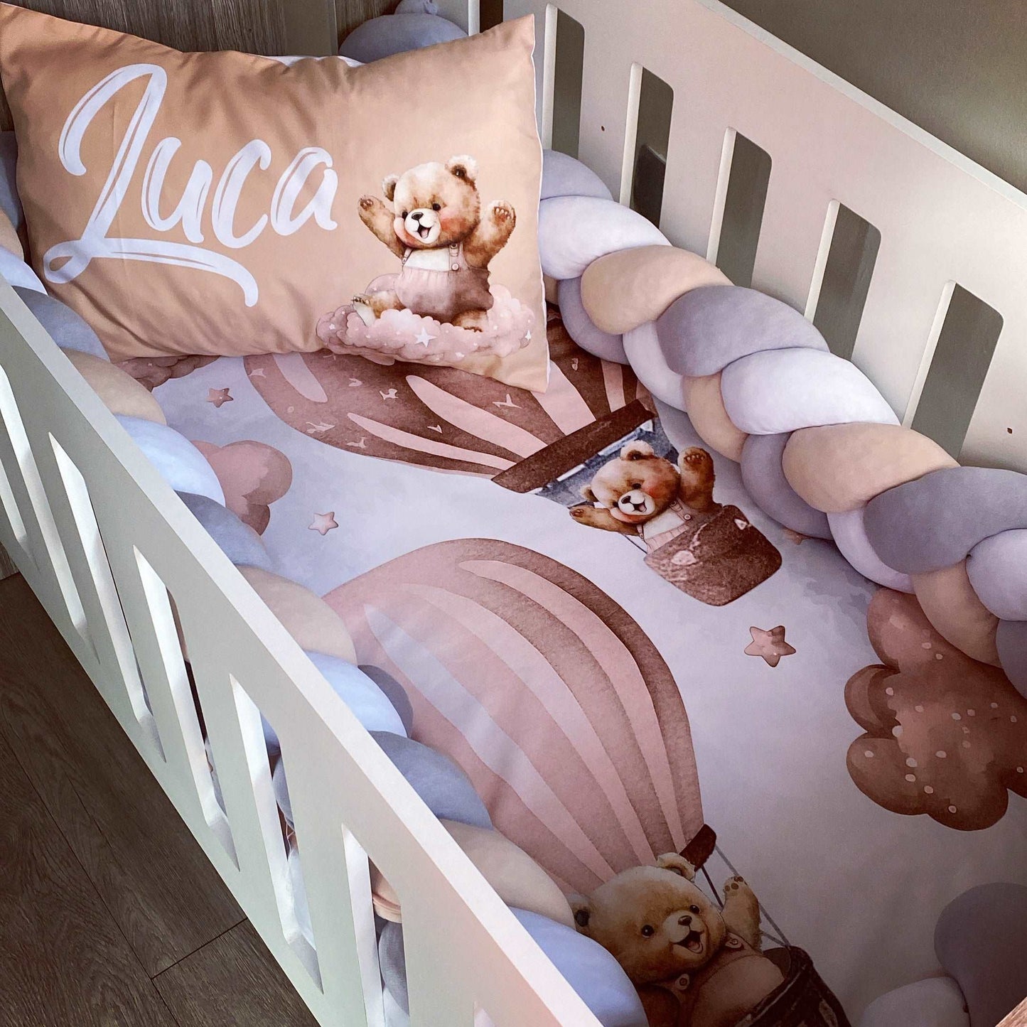 Cot Bedding - Bear Set 02