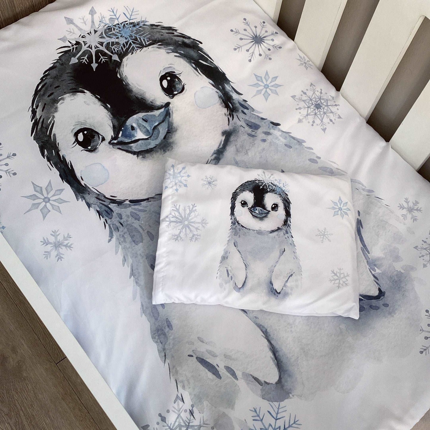 Cot Bedding - Penguin Set 01