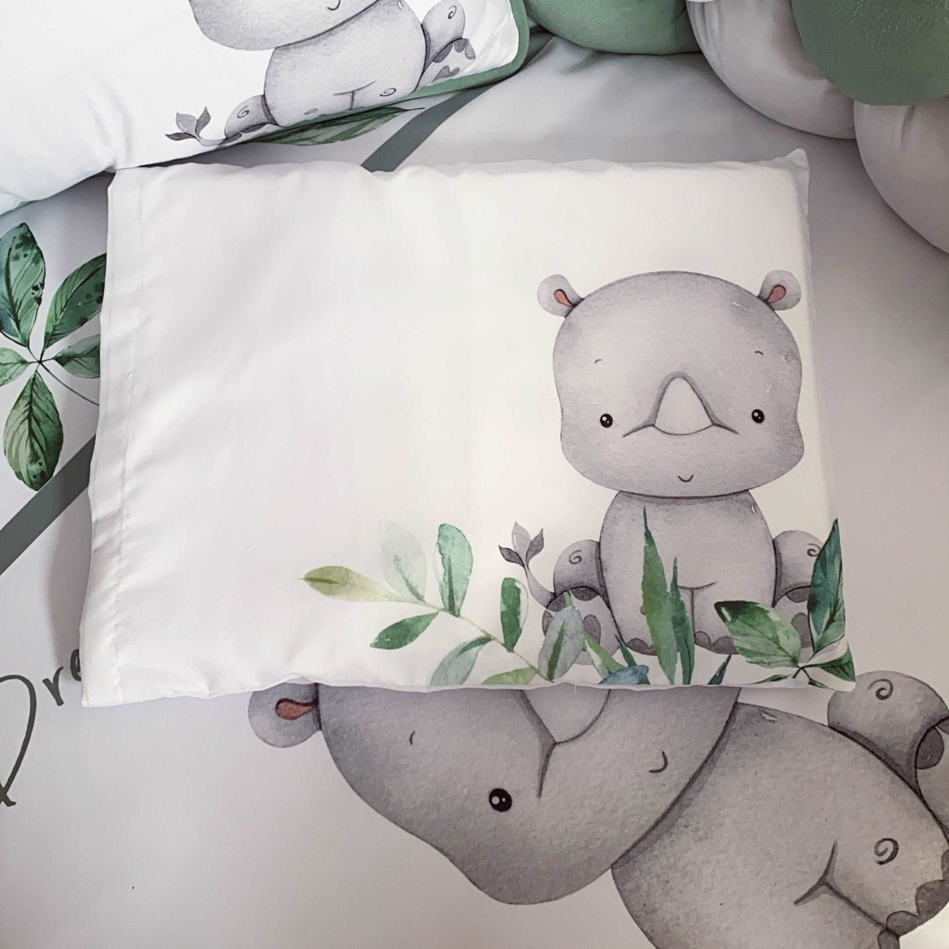 Cot Bedding - Rhino Set 01