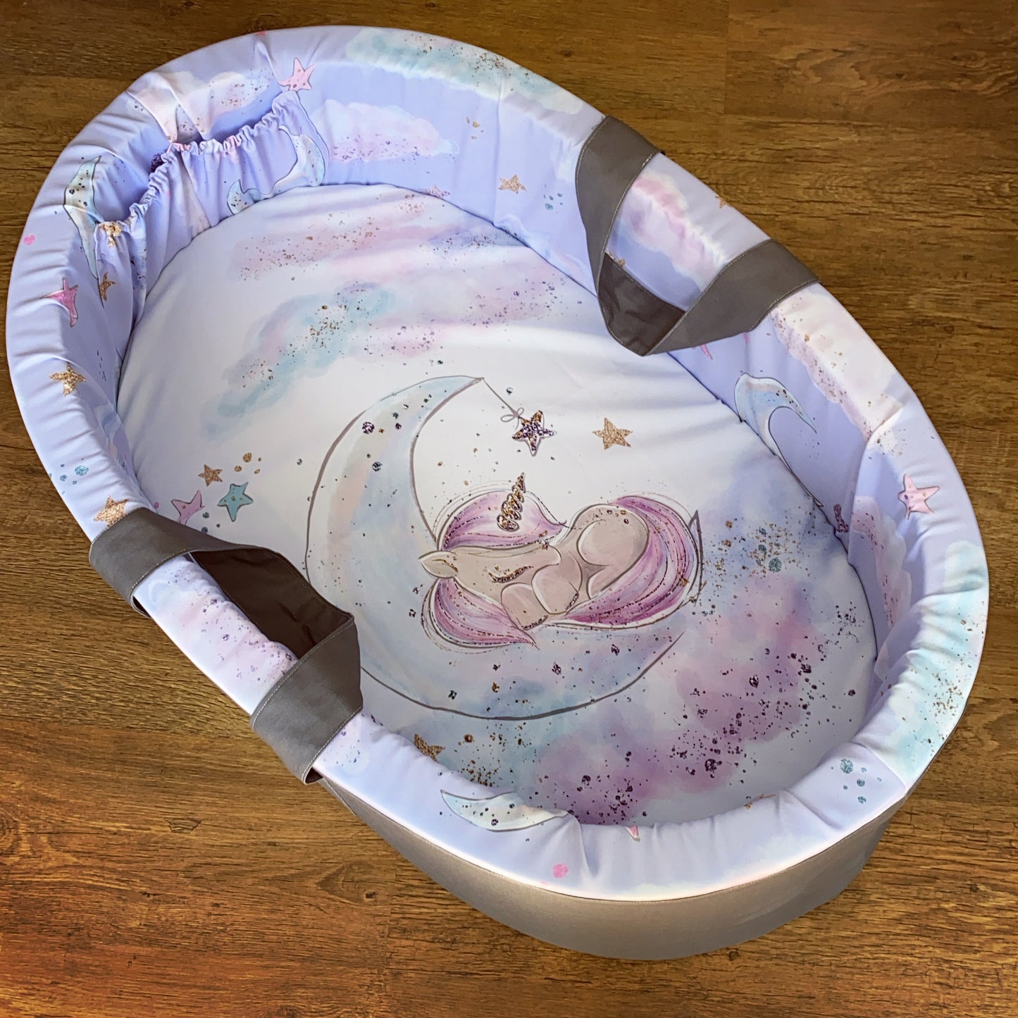 Cot Bedding - Lilac Unicorn Set 01