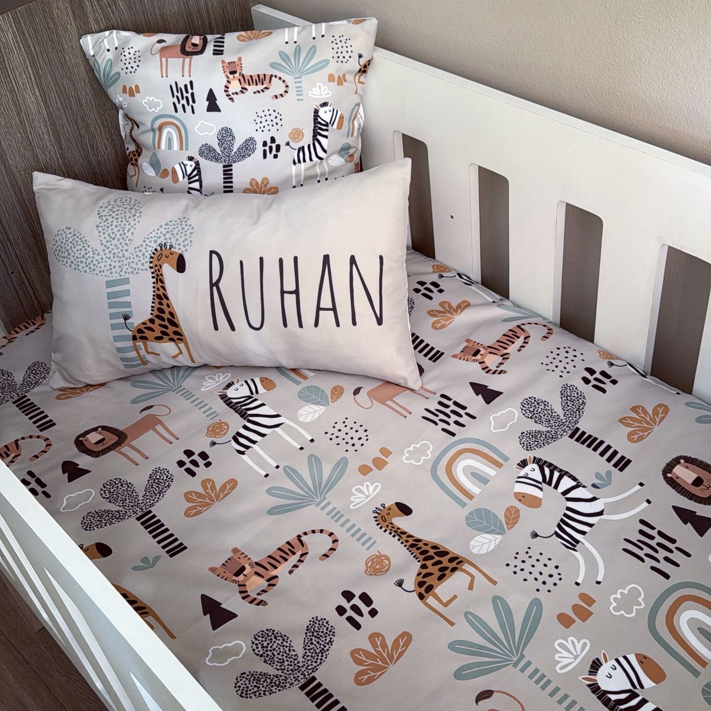 Cot Bedding - Boho Safari Set 01