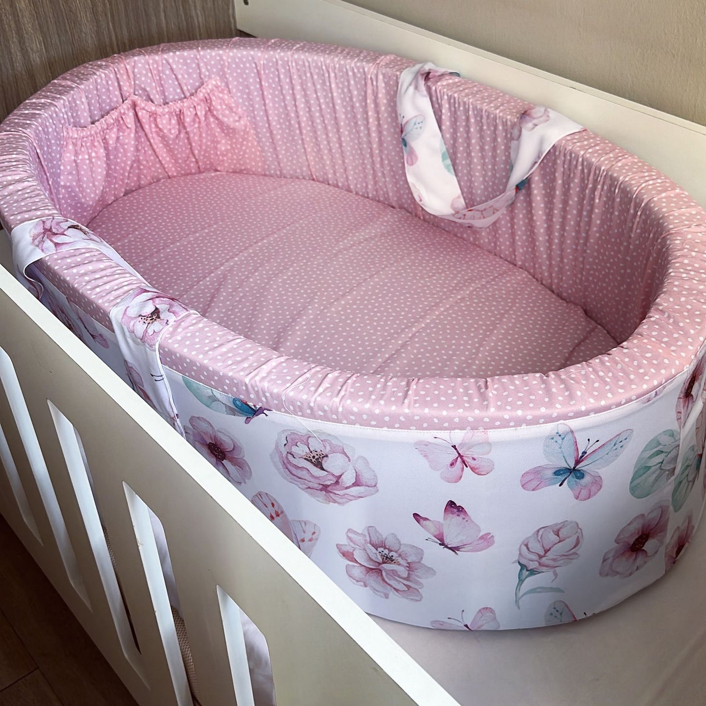 Carry Cot - Peony Butterfly 01