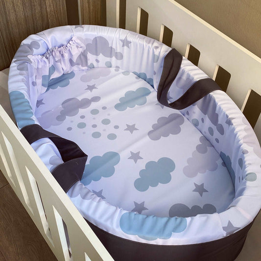 Carry Cot - Blue Cloud 01