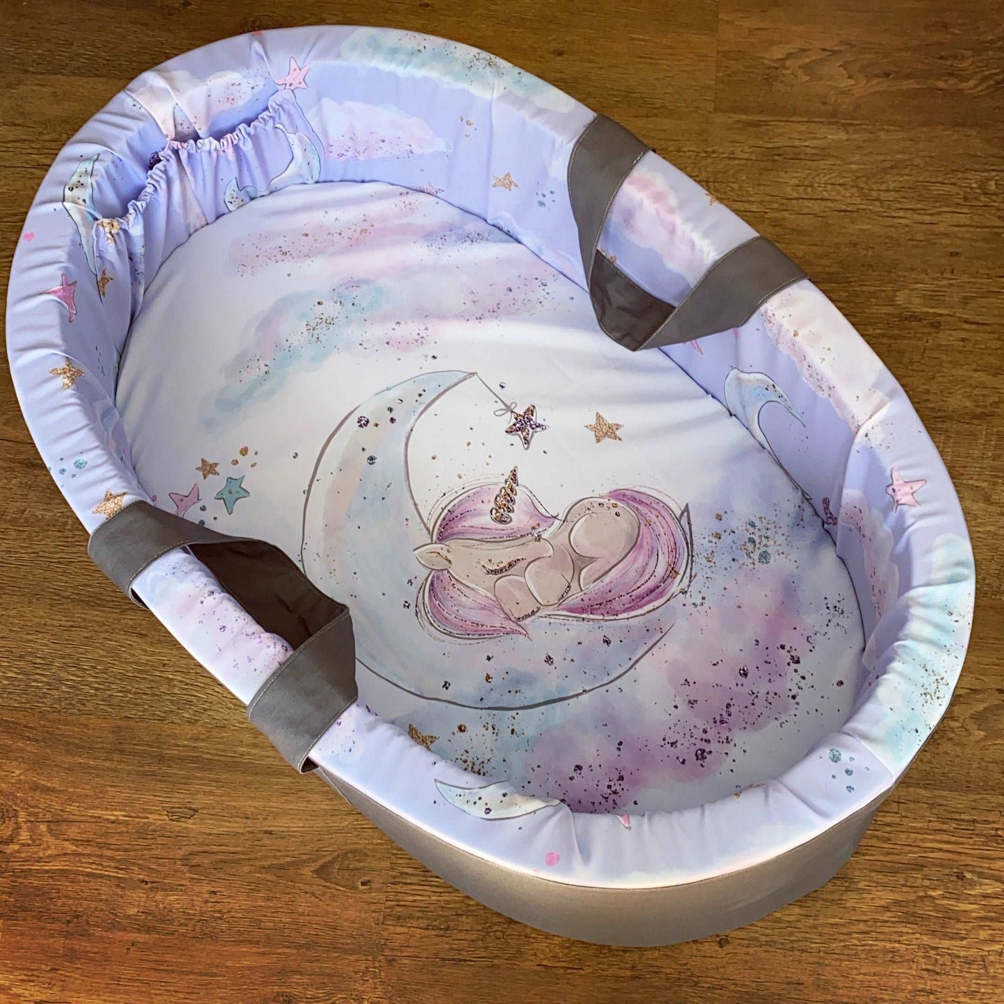 Carry Cot - Lilac Unicorn
