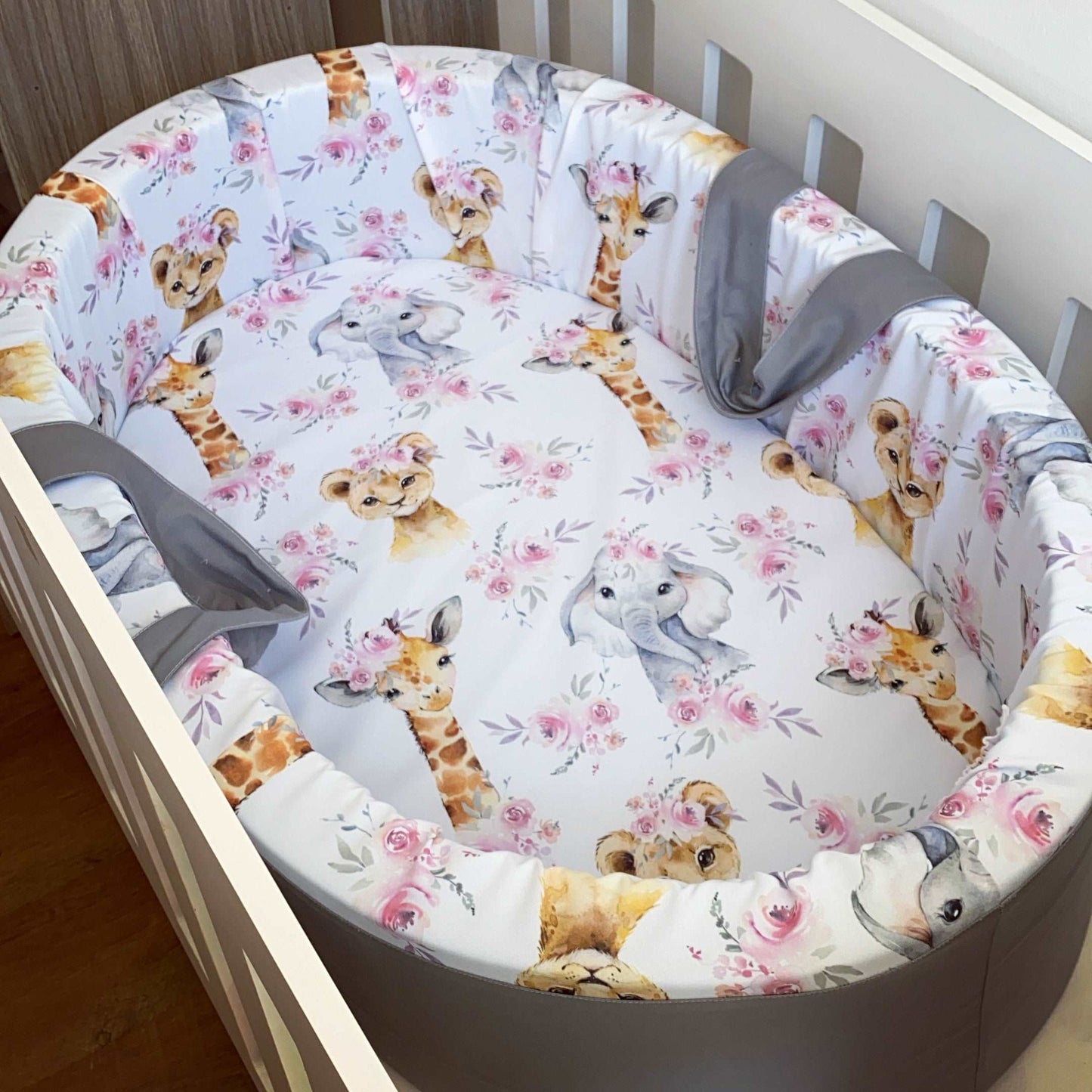 Carry Cot - Floral Safari 01