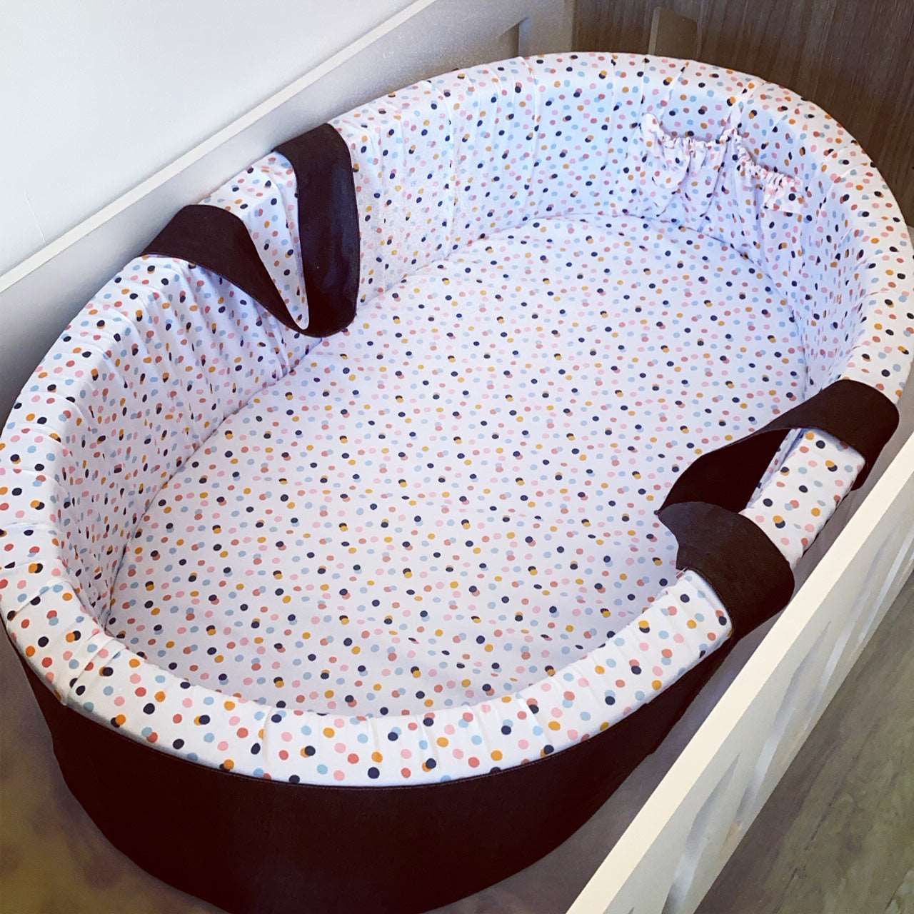 Carry Cot - Polkadot 01