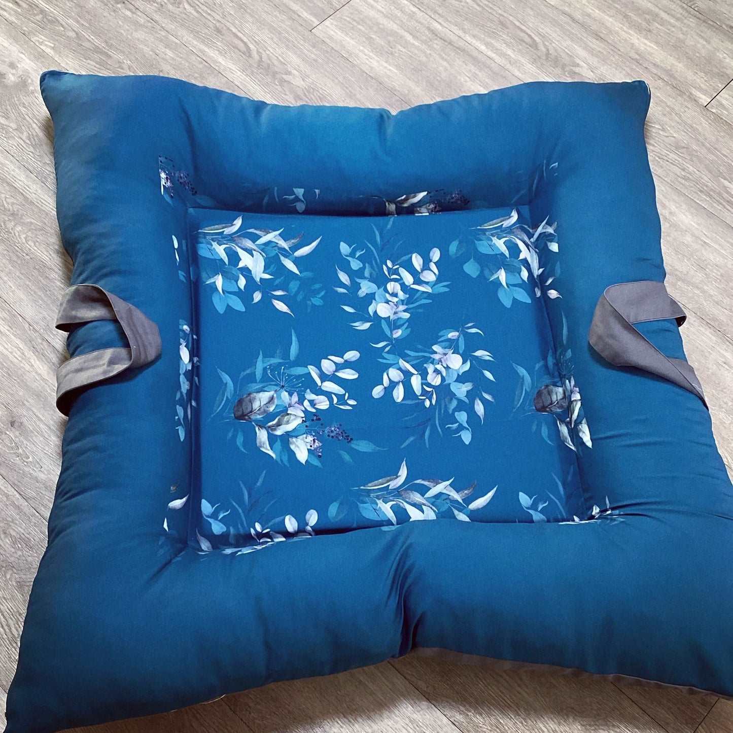 Cot Bedding - Dark Aqua Safari Set