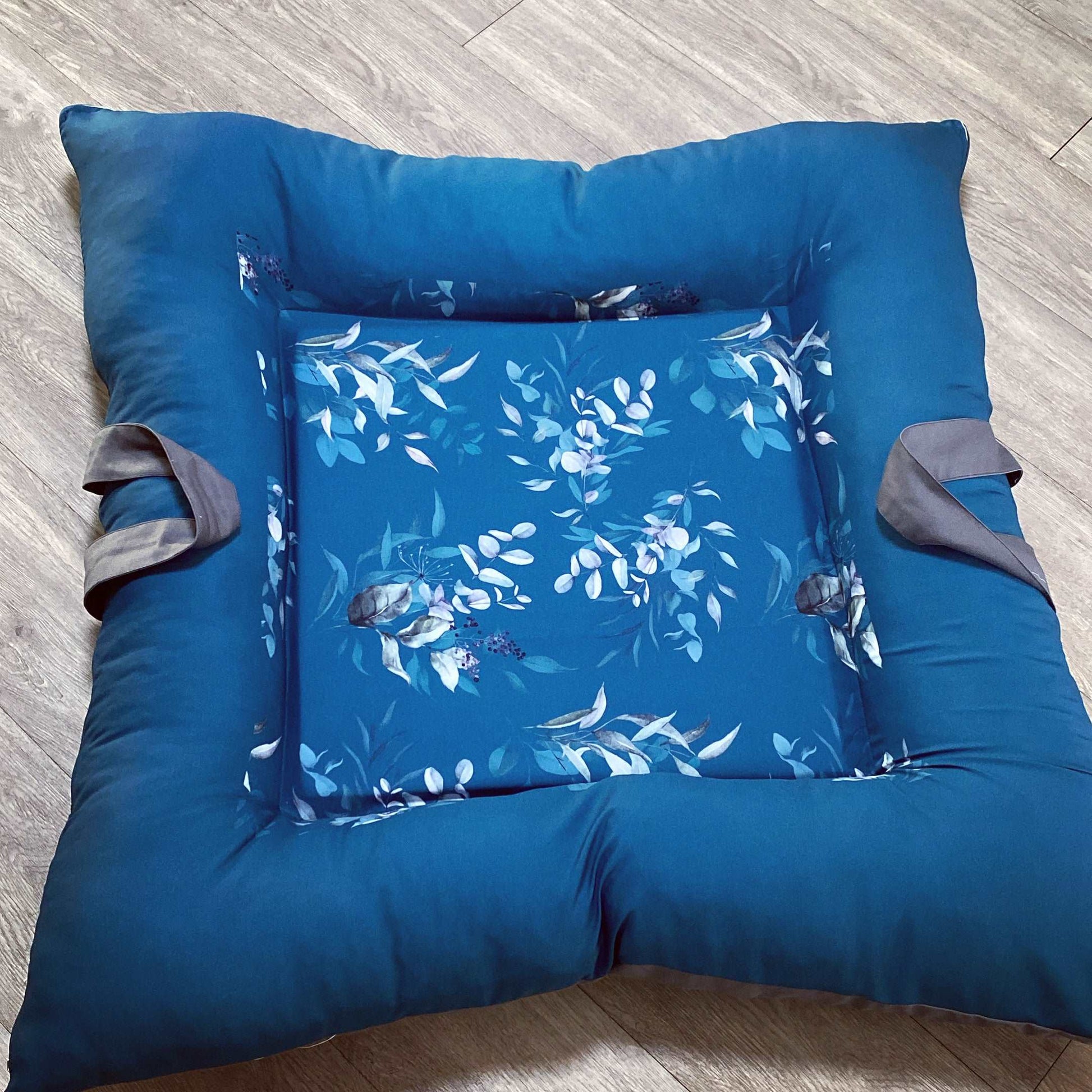 Cot Bedding - Dark Aqua Safari Set