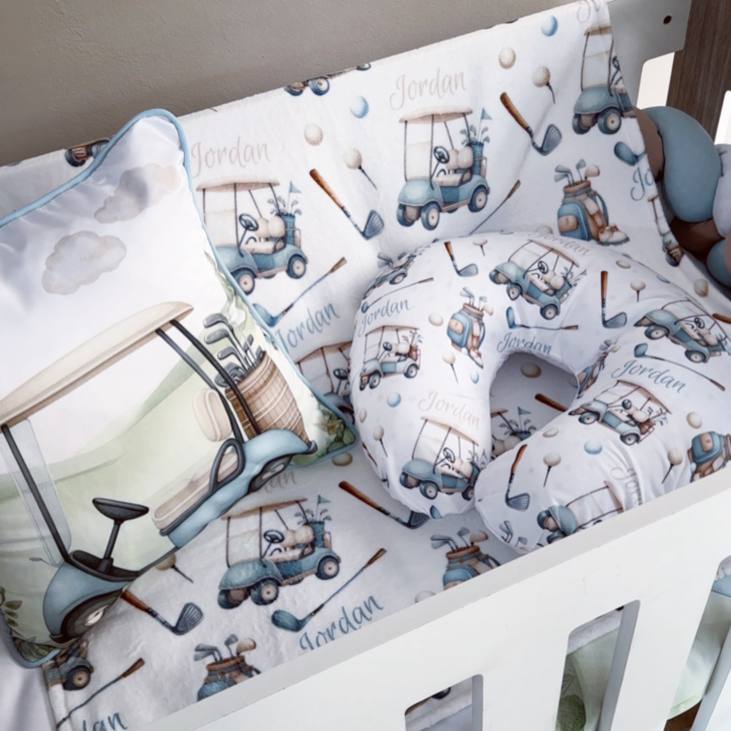 Cot Bedding - Golf Set 01