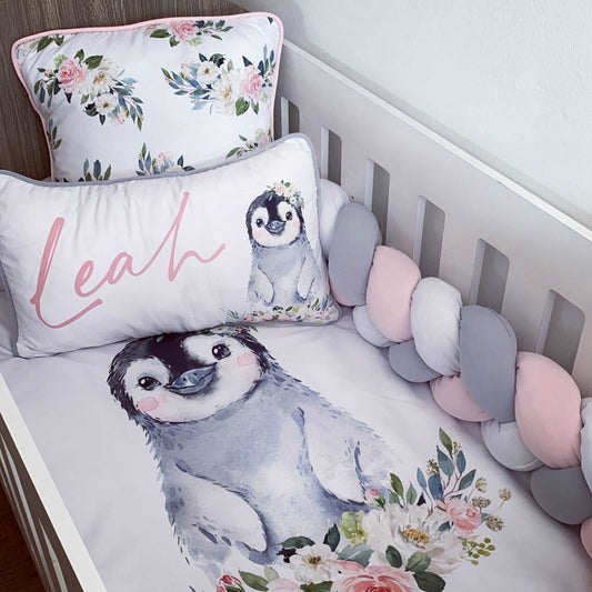 Cot Bedding - Penguin Set 02