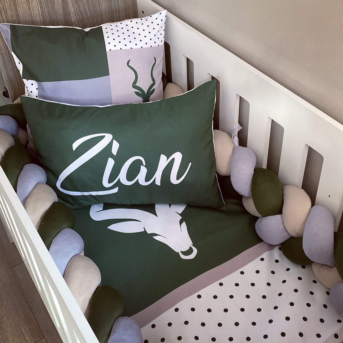 Cot Bedding - Wild and Free Set 02