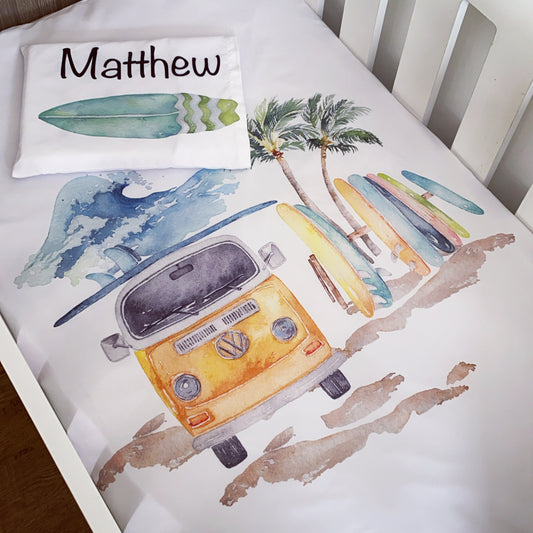 Cot Bedding - Surf Set 01