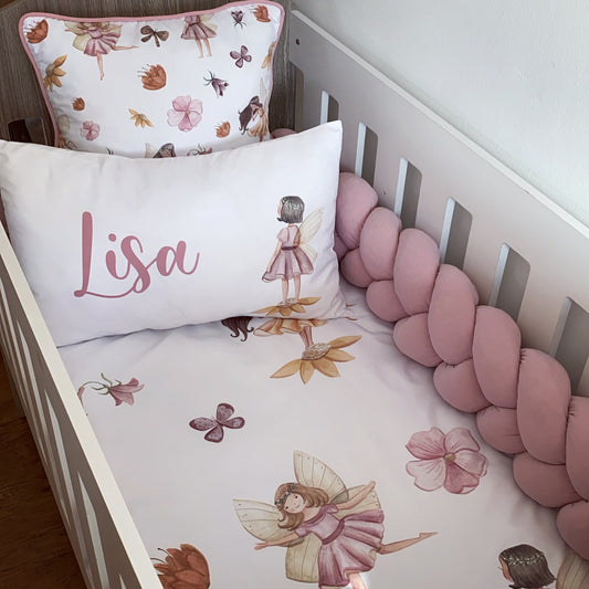 Cot Bedding - Pink Fairy Set 04