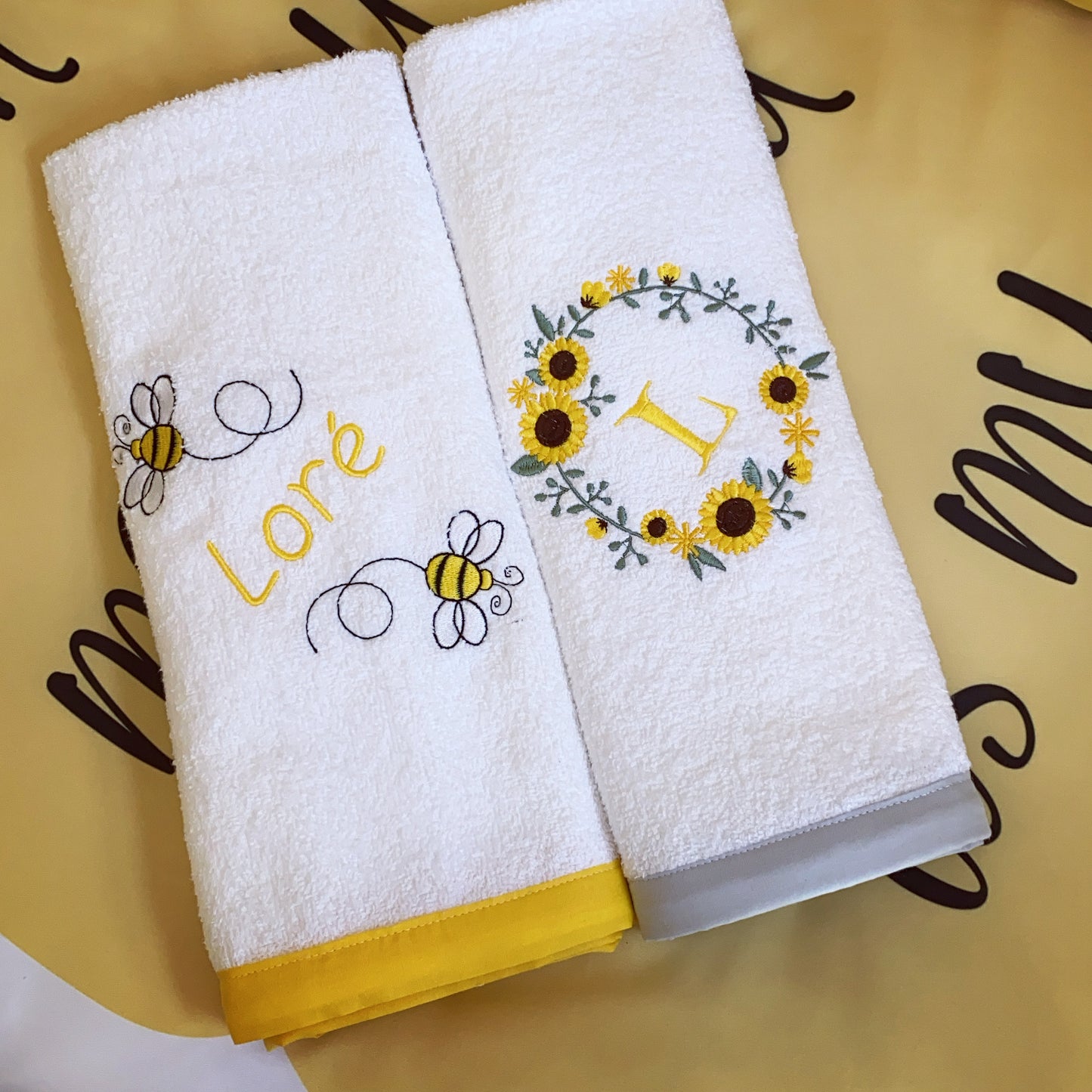 Cot Bedding - Yellow Bee Set 03