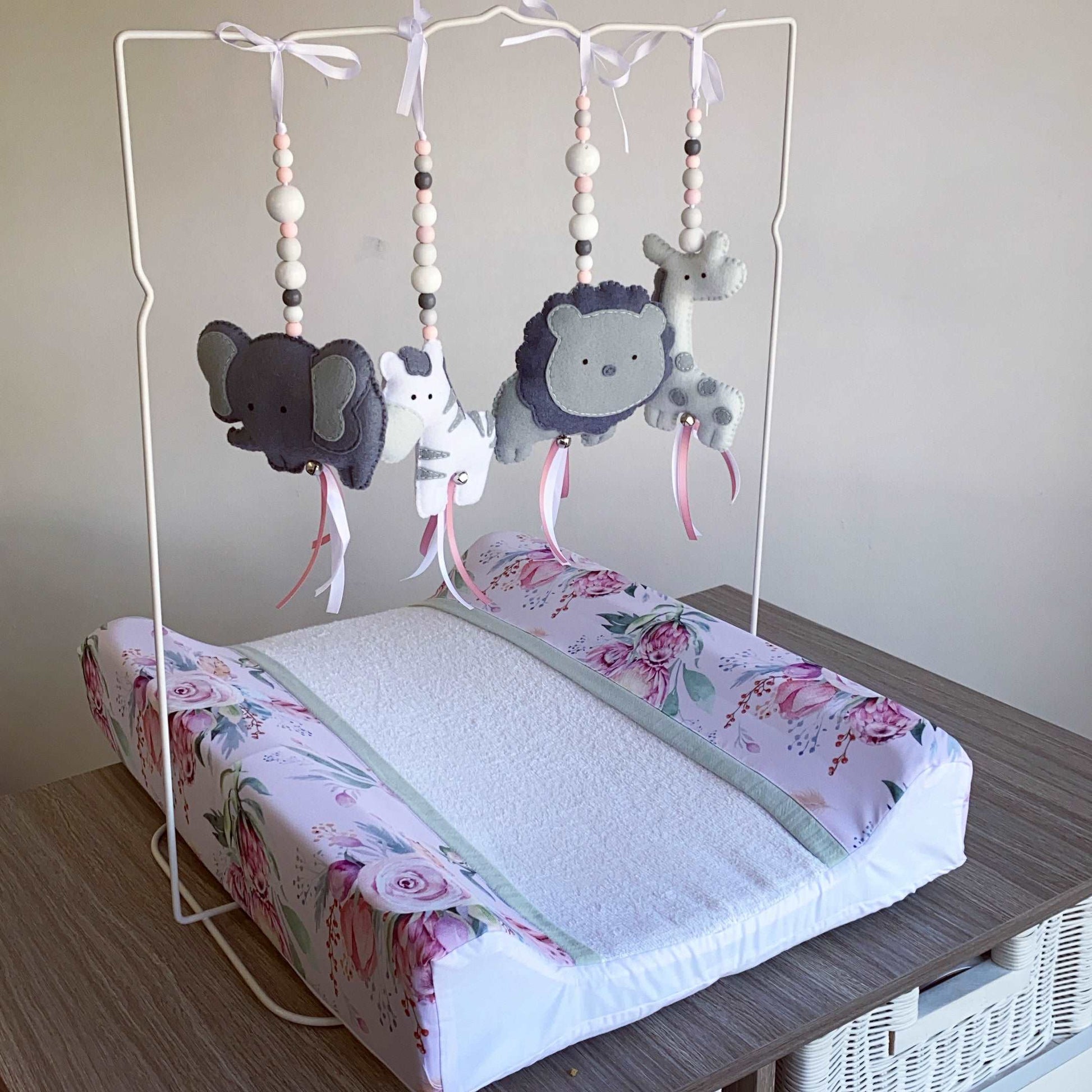 Cot Bedding - Pink Safari Set 12