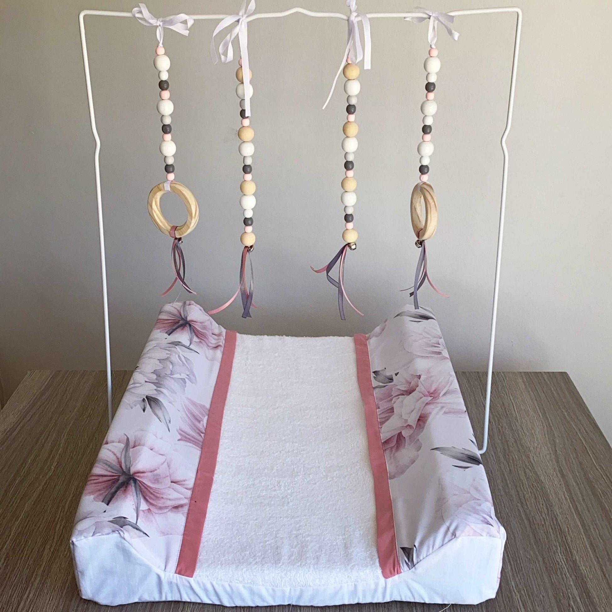 Cot Bedding - Pink Peony Set 02