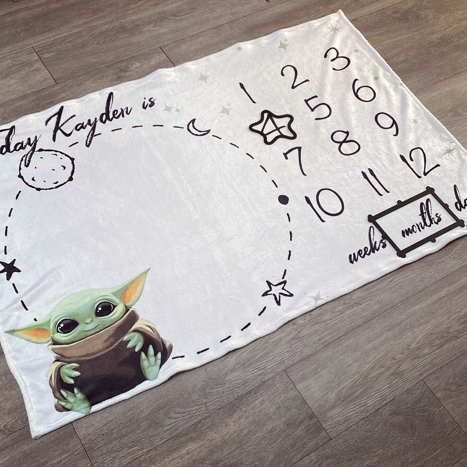 Cot Bedding - Green Yoda Set