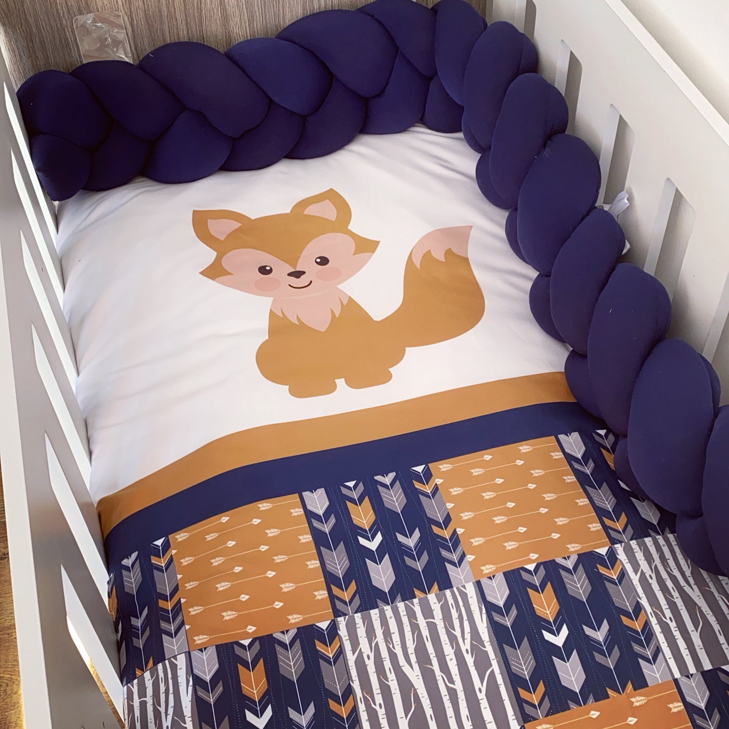 Cot Bedding - Fox Set 03