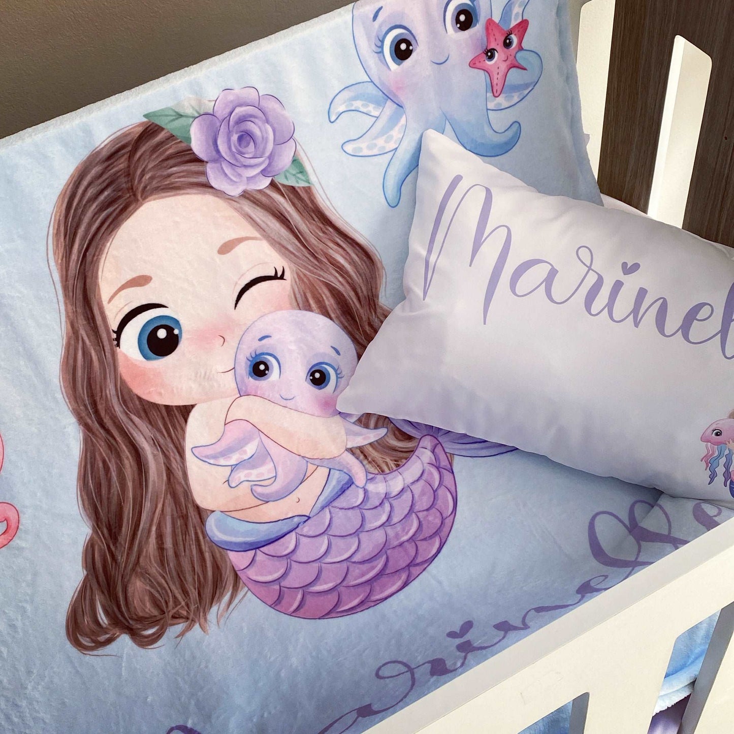 Cot Bedding - Mermaid Set 01