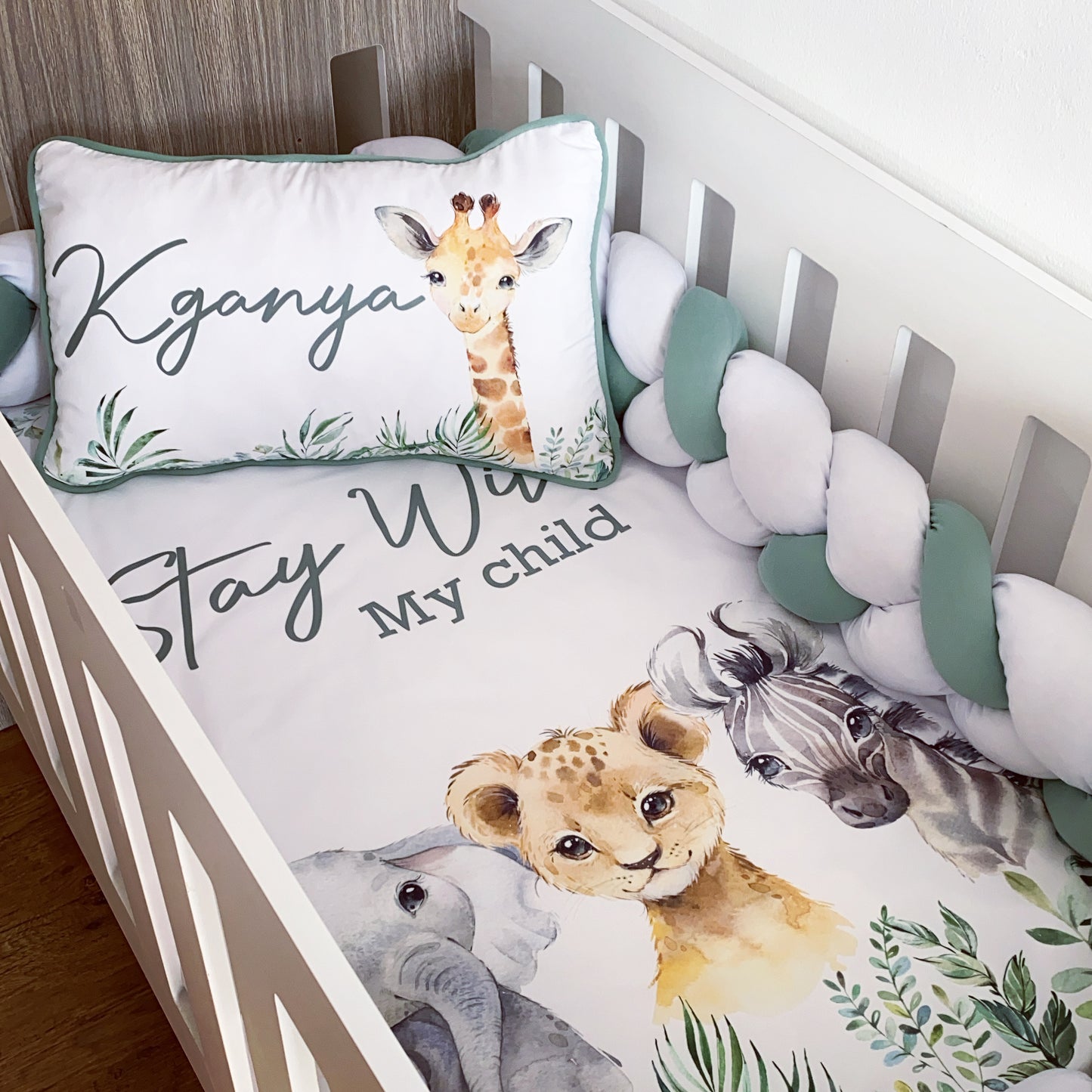 Cot Bedding - Safari Set 24
