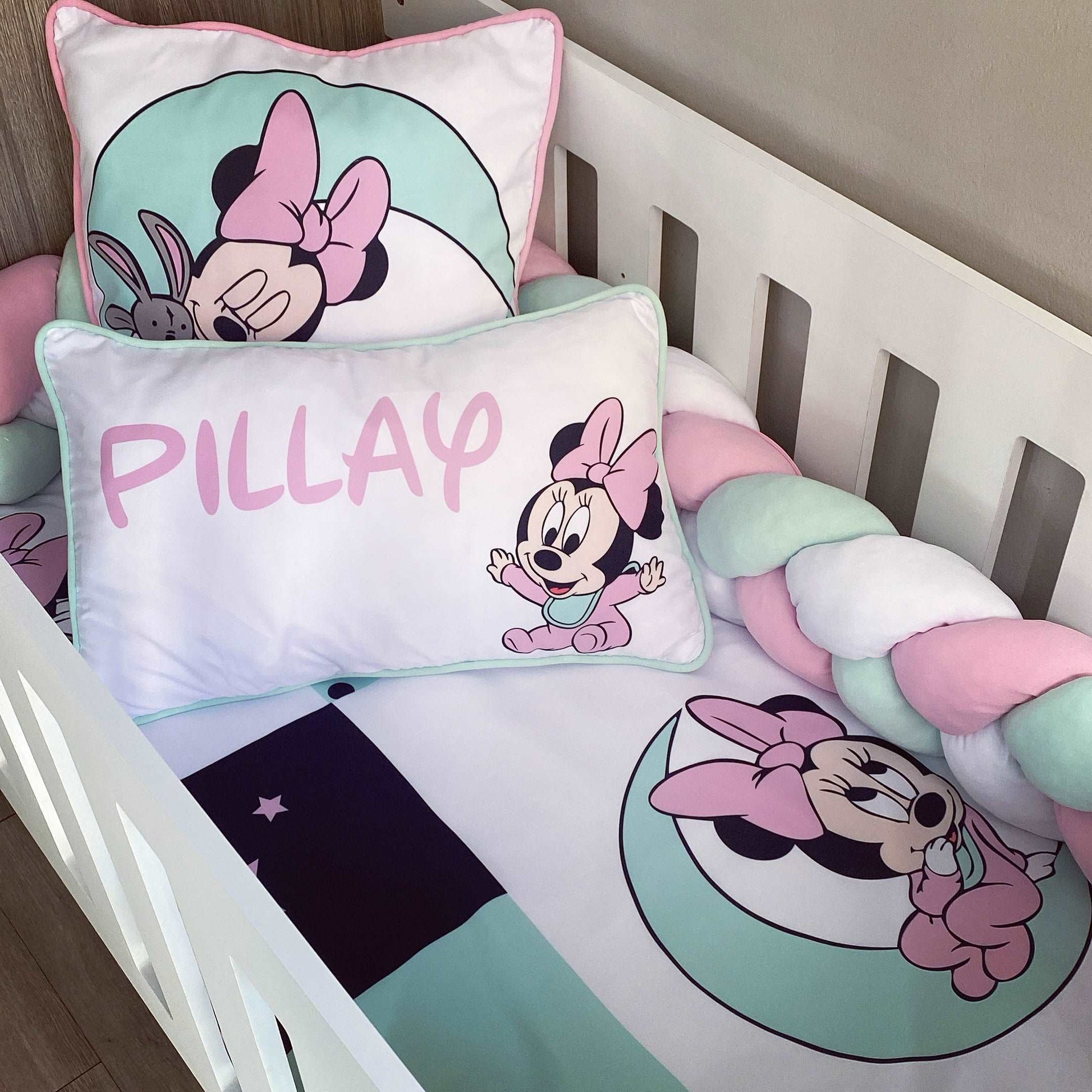 Cot Bedding - Pink Minnie Set 04