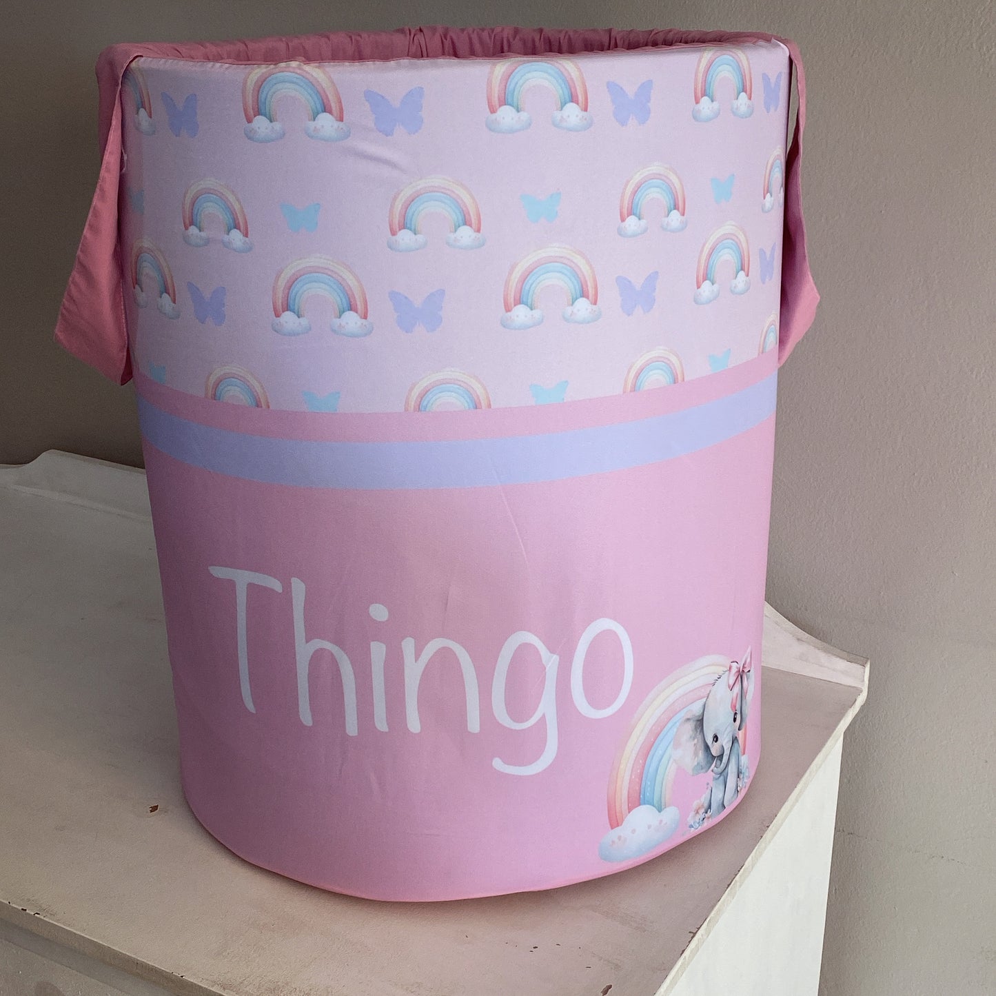 Standard Laundry Barrel - Elephant 01