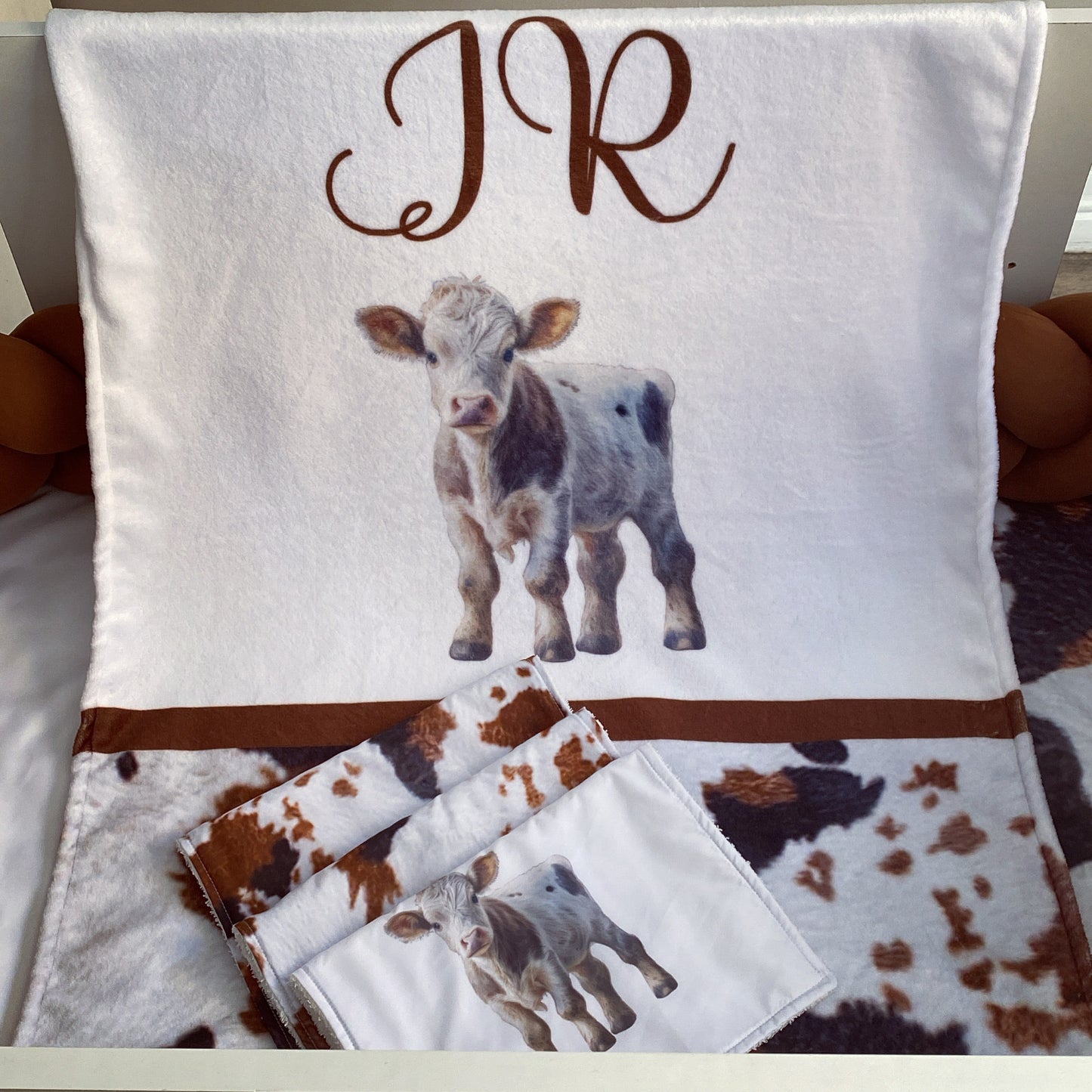 Cot Bedding - Nguni Print Set 01