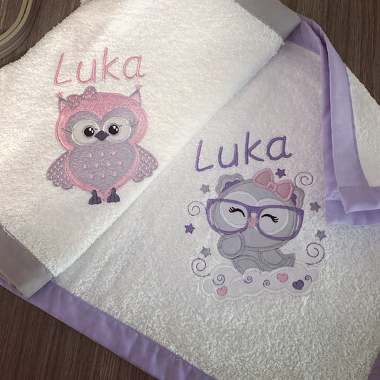 Burpcloths - Owls 01