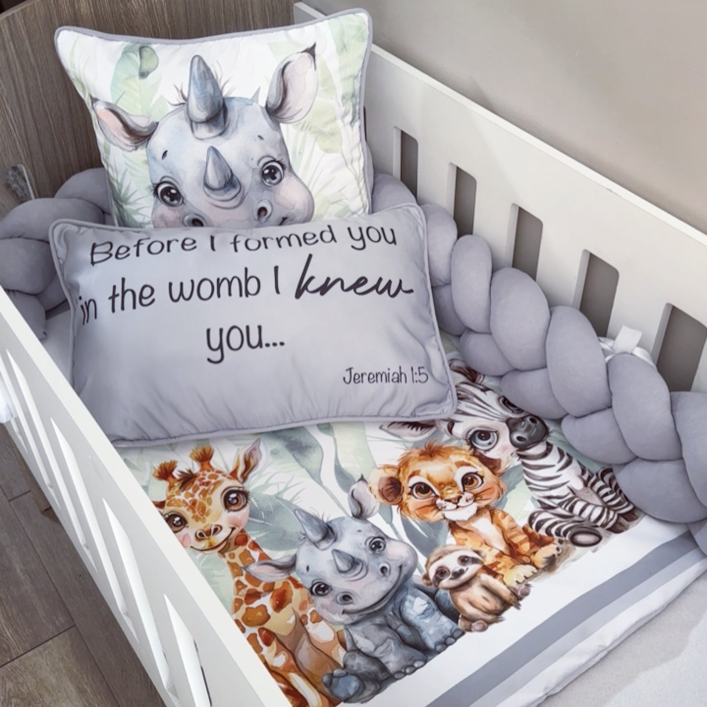 Cot Bedding - Safari Set 03