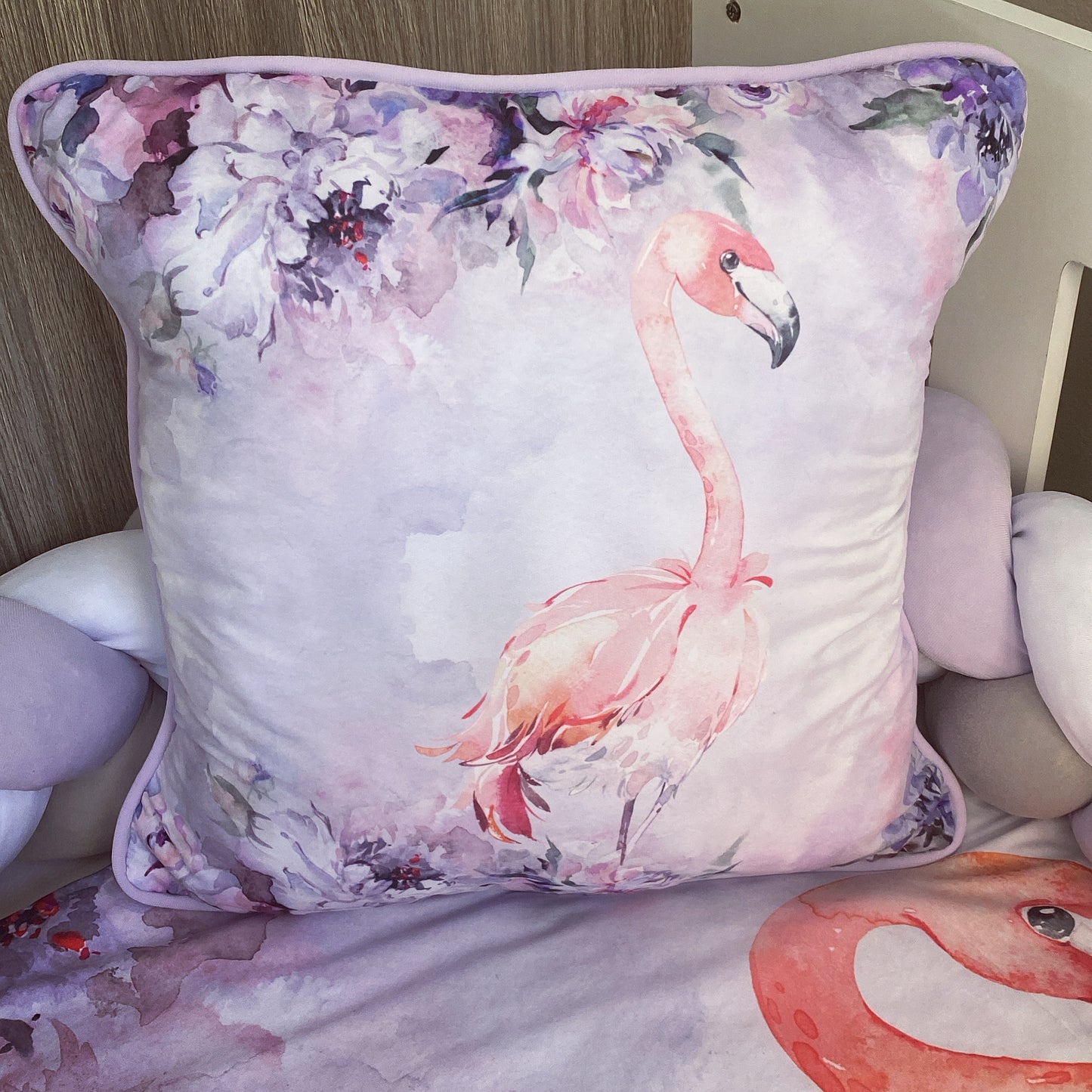 Cot Bedding - Flamingo Set 02