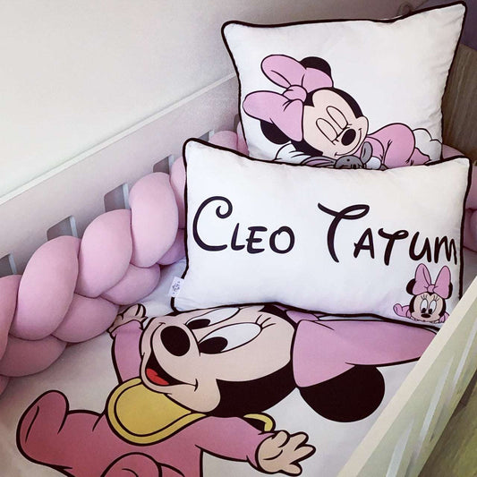 Cot Bedding - Pink Minnie set 05