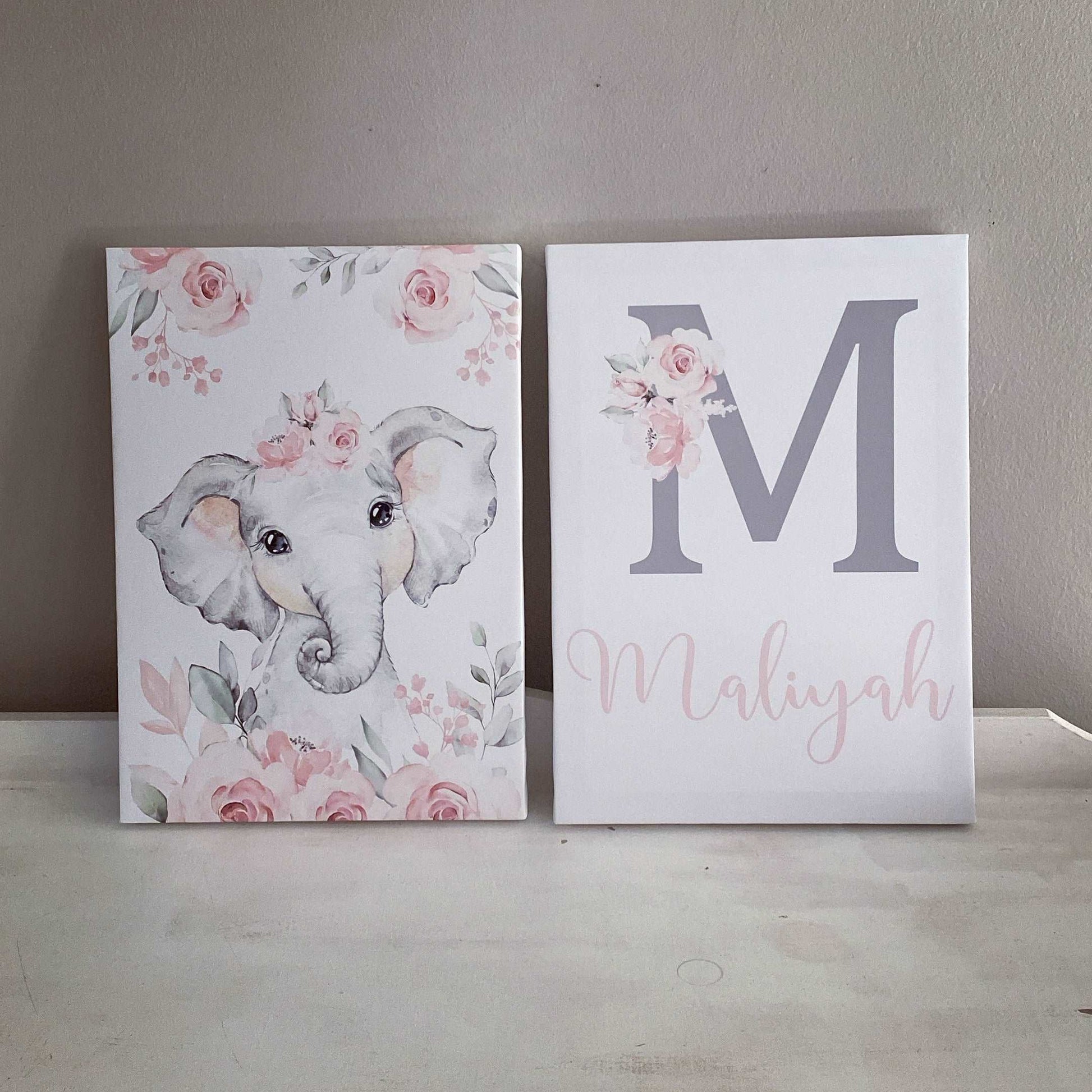 Cot Bedding - Pink Elephant Set 03