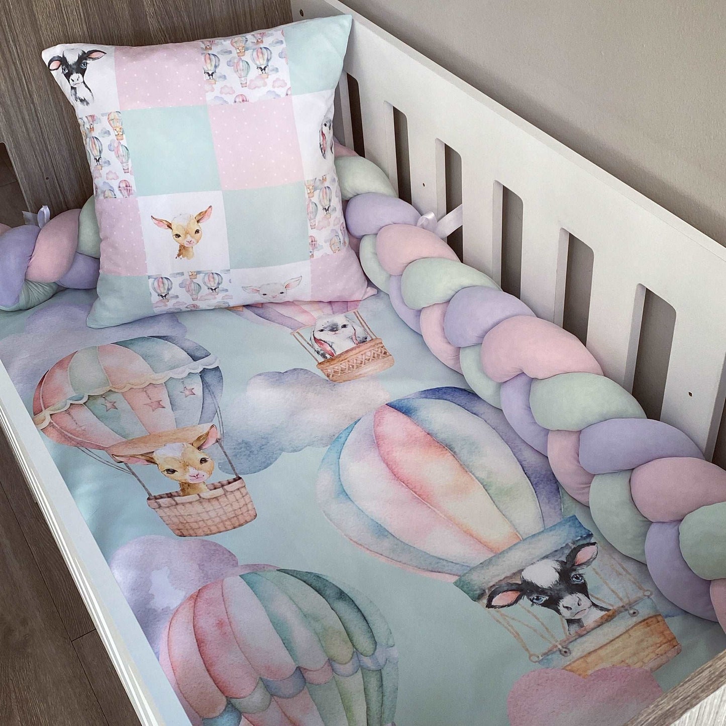 Cot Bedding - Pastel Farm Set 01
