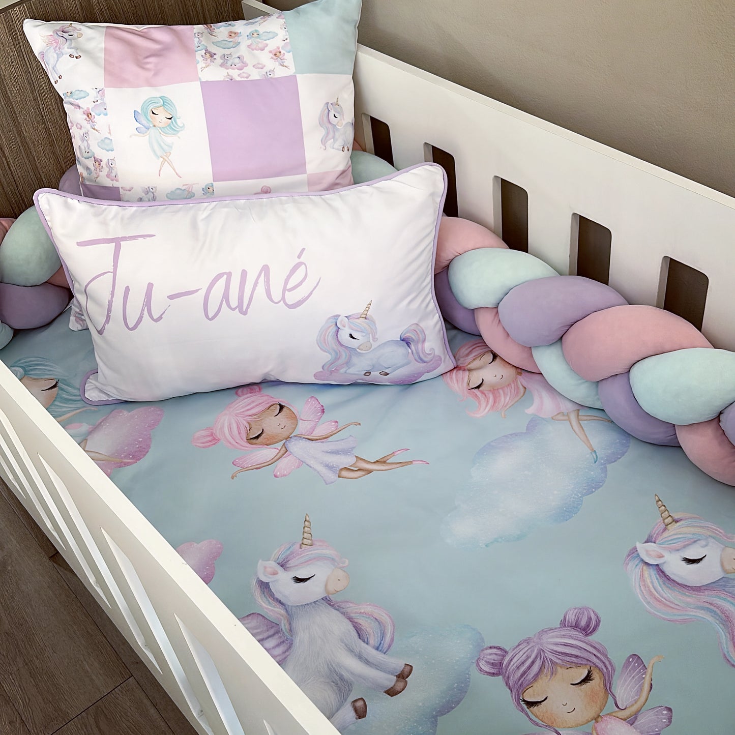 Cot Bedding - Pink Fairy Set 02