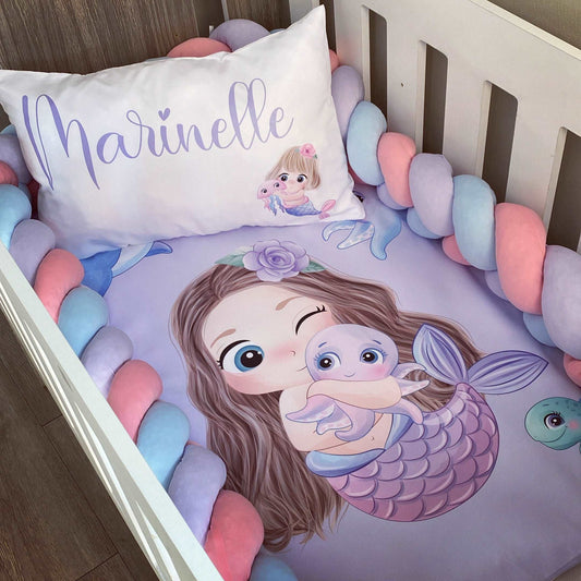 Cot Bedding - Mermaid Set 01