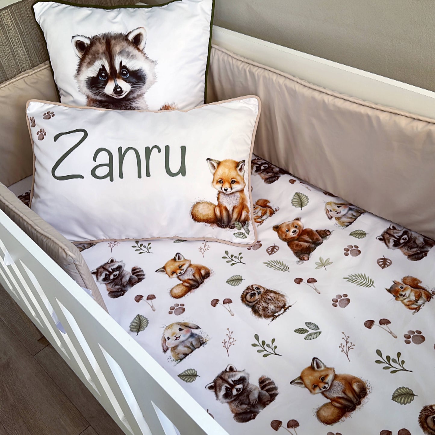 Cot Bedding - Woodlands Set 07