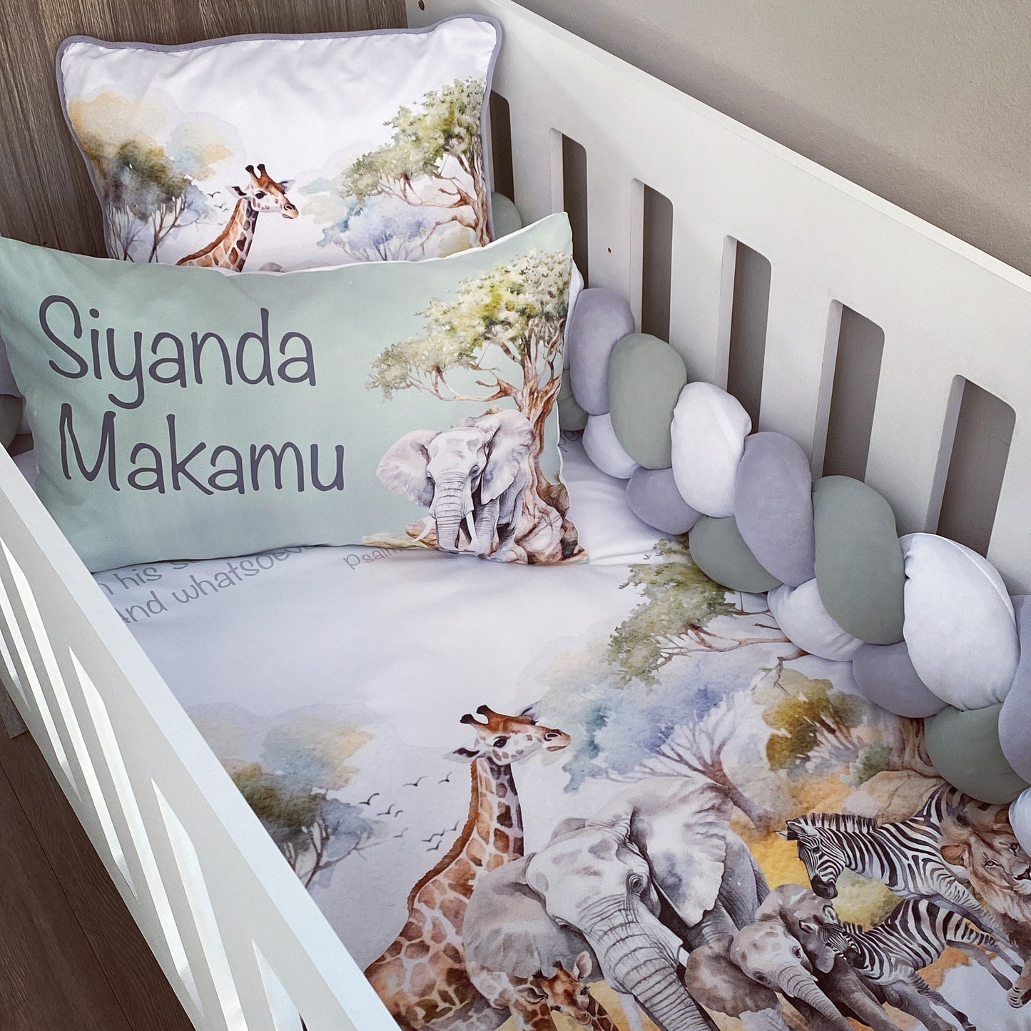 Cot Bedding - Safari Set 25