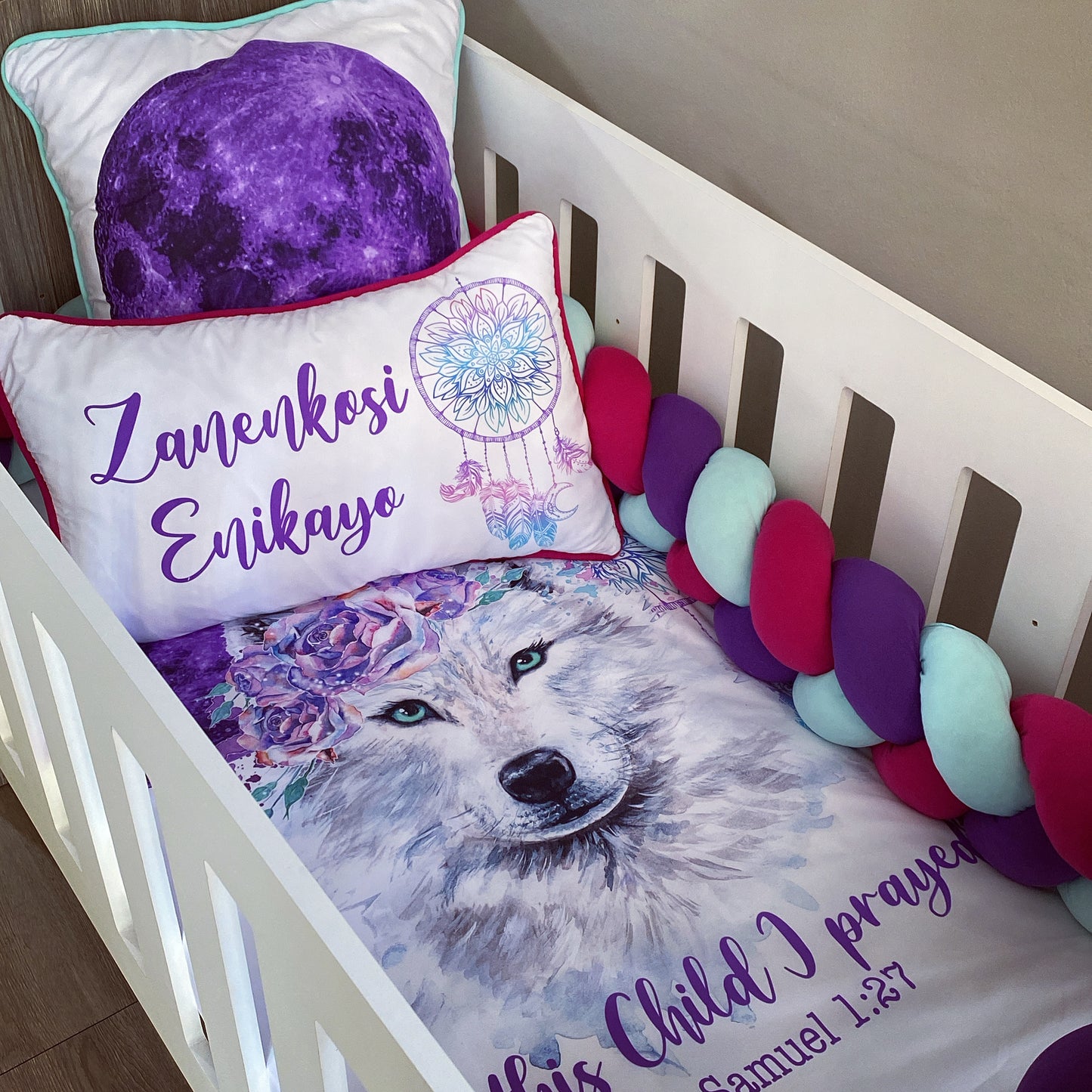 Cot Bedding - Wolf Set 03