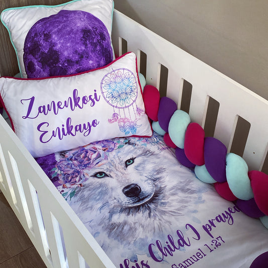 Cot Bedding - Wolf Set 03
