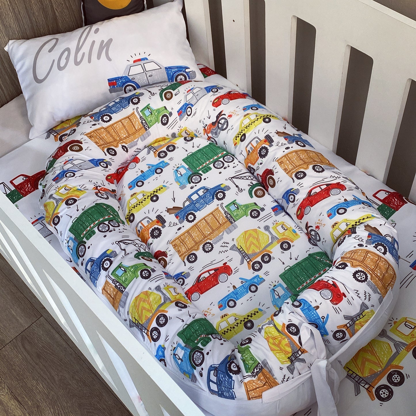 Cot Bedding - Transport Set 02