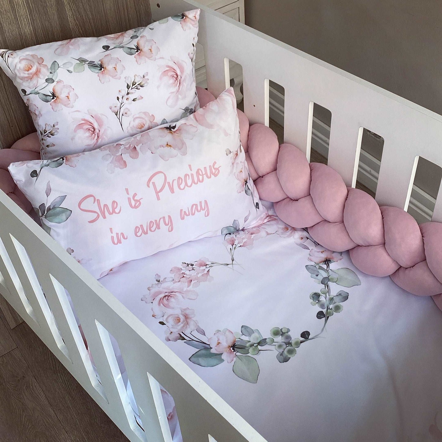 Cot Bedding - Floral Love Set 01