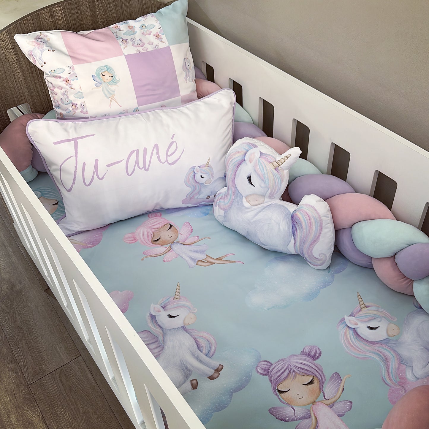 Cot Bedding - Pink Fairy Set 02