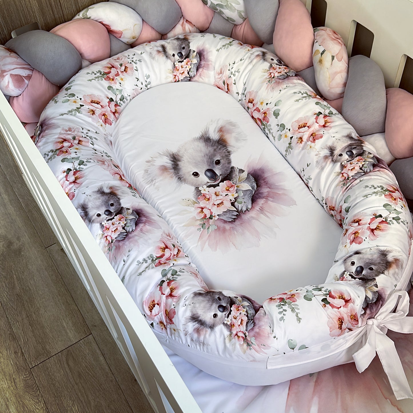 Cot Bedding - Pink Koala Set 01